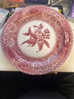 Assiette Spode Camilla Copeland rouge