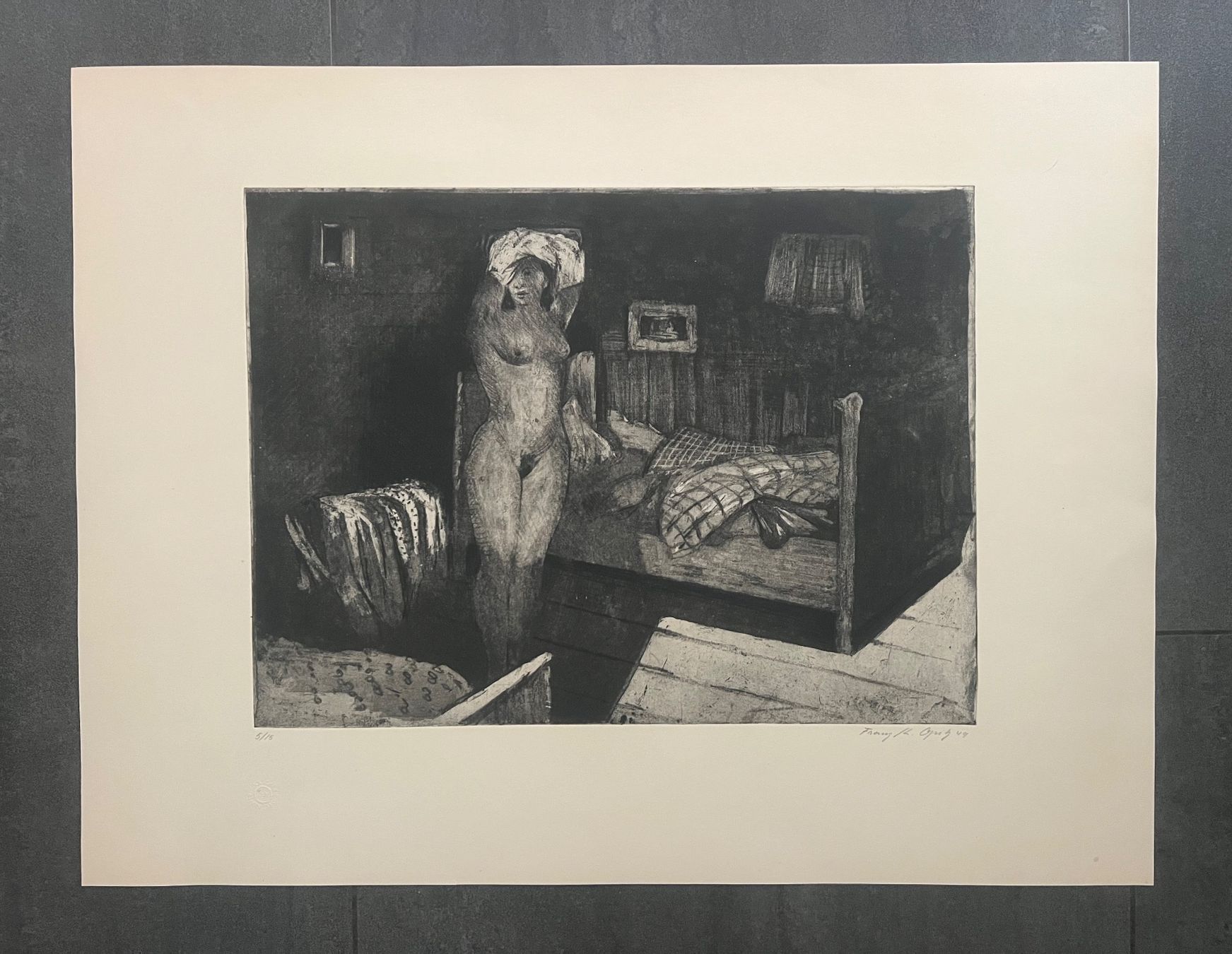 Grafica & Litografie: Franz K. Opitz, handsigniert und nummeriert – Usato da Rain venduto da Pic-Ass 1