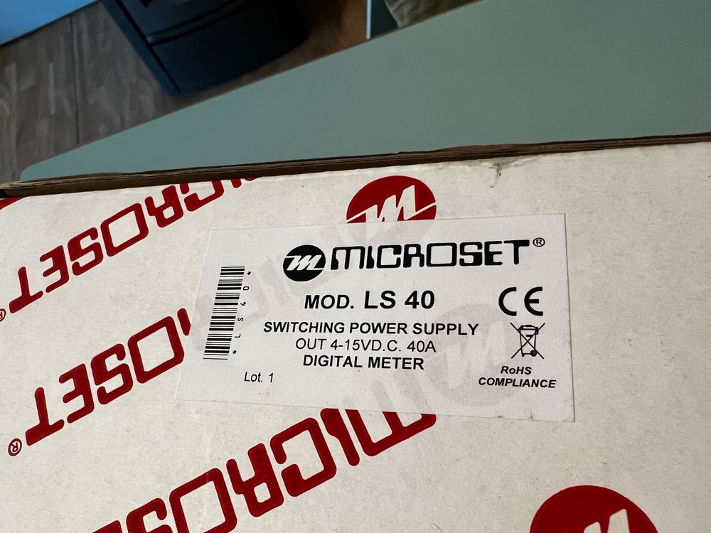 Microset LS 40 Power Supply 40A