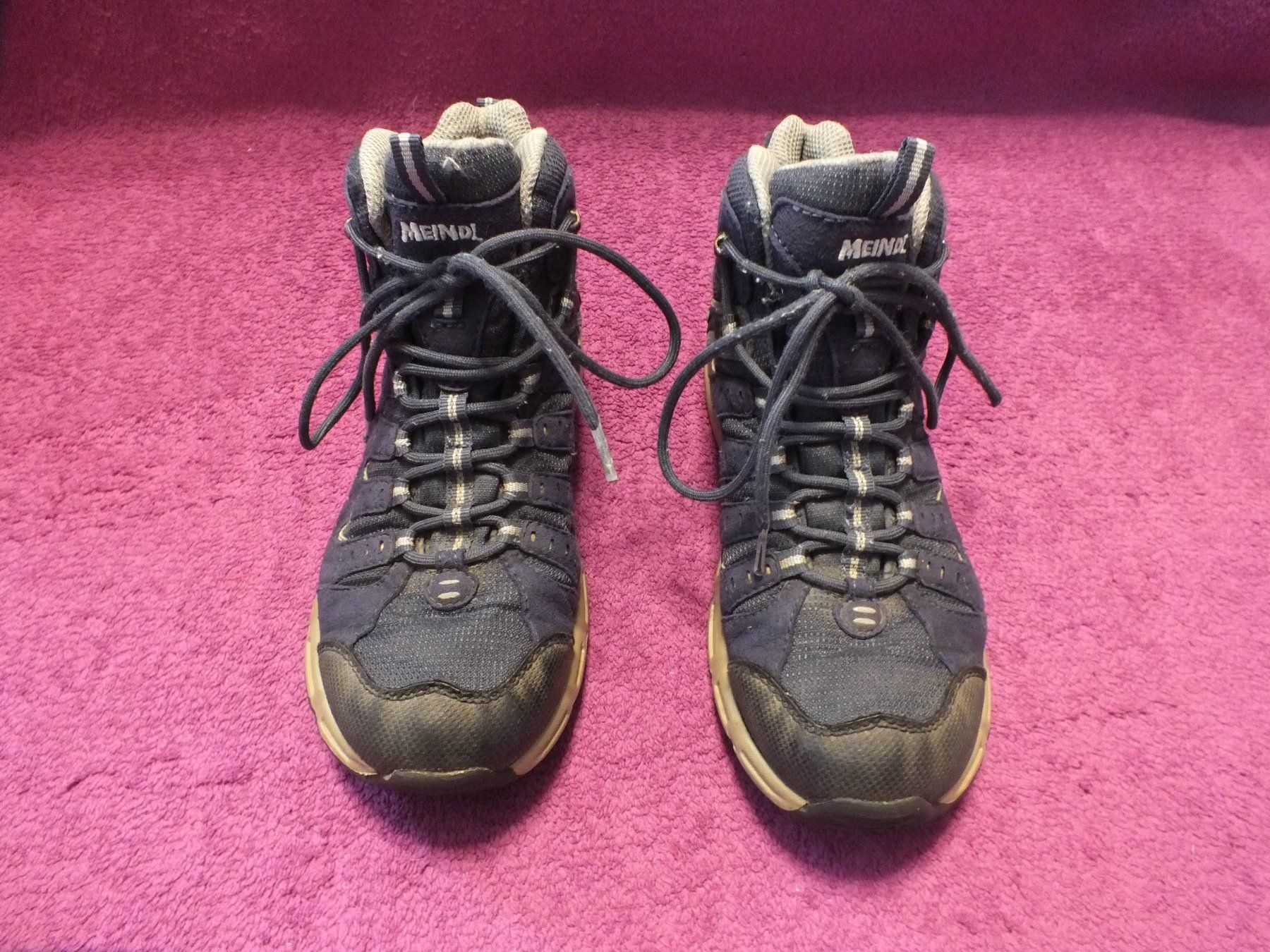 Meindl Scarpe per ragazzi: Meindl Snap Junior MID Wanderschuh / Schuhe in Gr. 34 – Usato da Müllheim Dorf venduto da Seeeule01 1