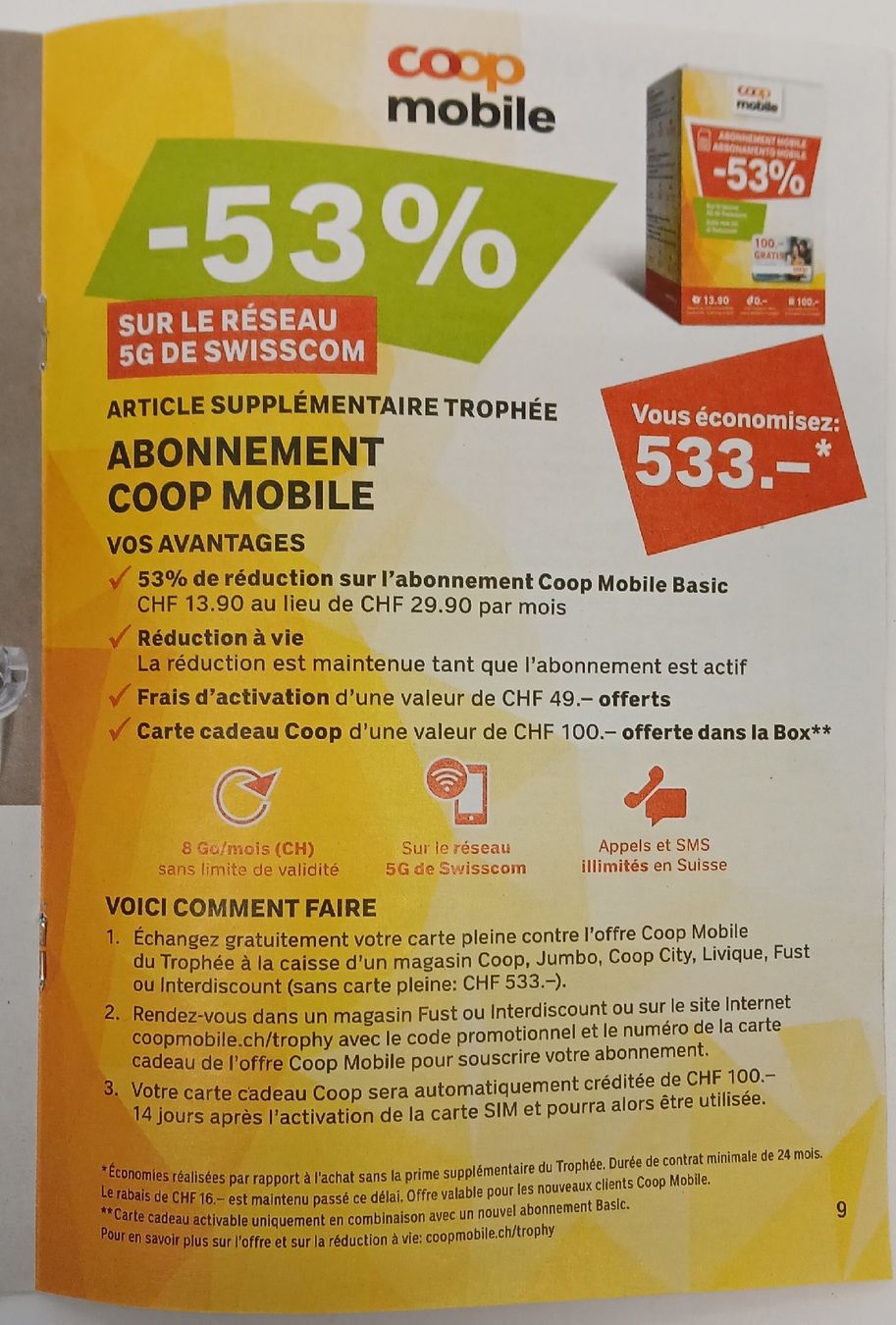 Coop Timbres & points: Trophée Coop – Neuf avec emballage d'origine à Le Sentier par Funko-Pop-1979 7