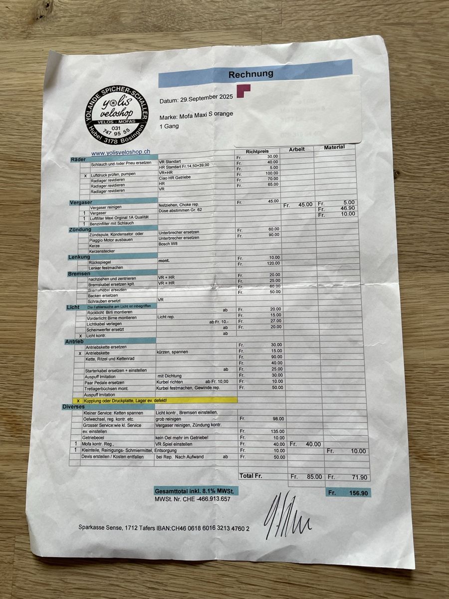 Puch Mofas: PUCH Maxi S – Defekt aus Laupen BE von trinegack 7