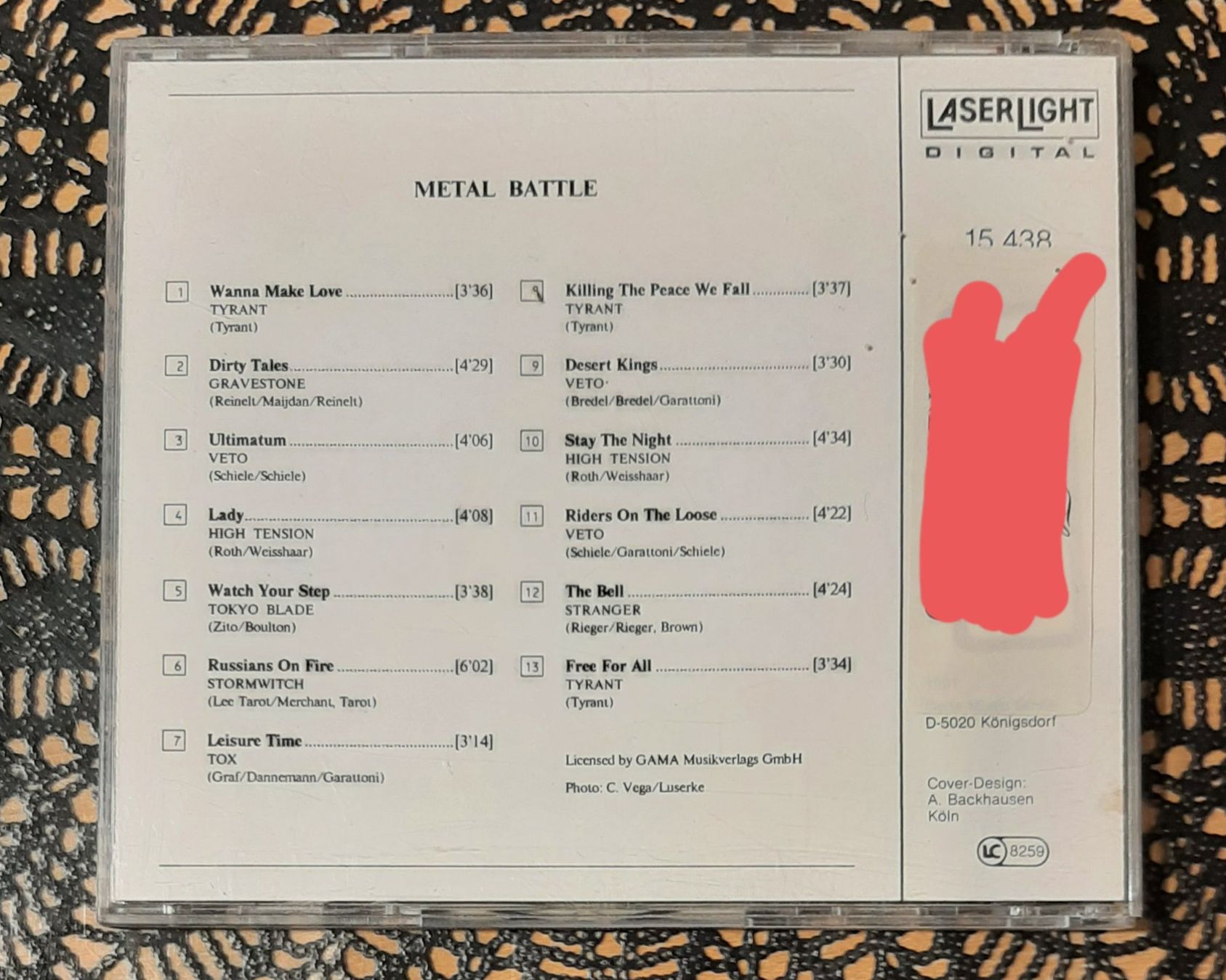 CD: Metal Battle - Supergroups, Heavy Metal Compilation 1991 – Usato da Schönenberg TG venduto da Gregordini 1