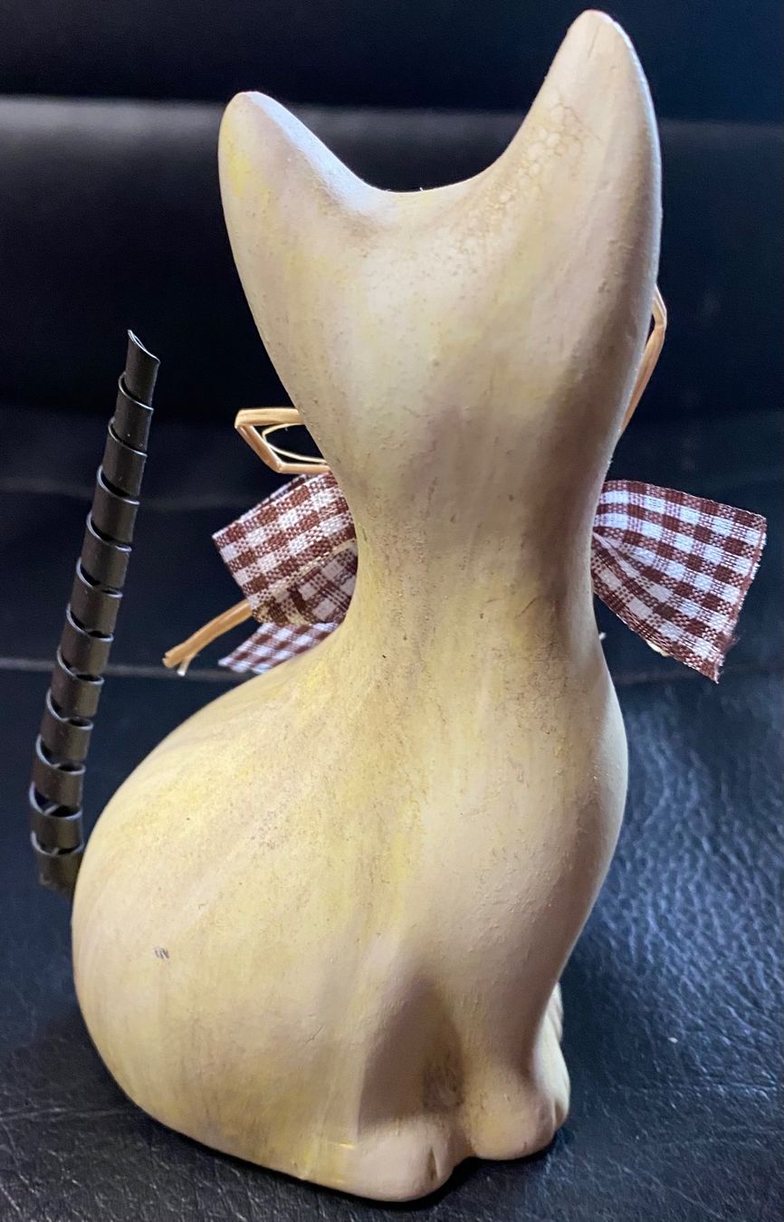 Statuette: Katze-Keramik 13.5cm – Nuovo e nell'imballaggio originale da Zäziwil venduto da Emlea 1
