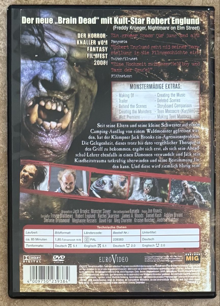 Tous les DVDs: MONSTER SLAYER – Neuf (Voir description) à Dietikon par AndreaSch01 1