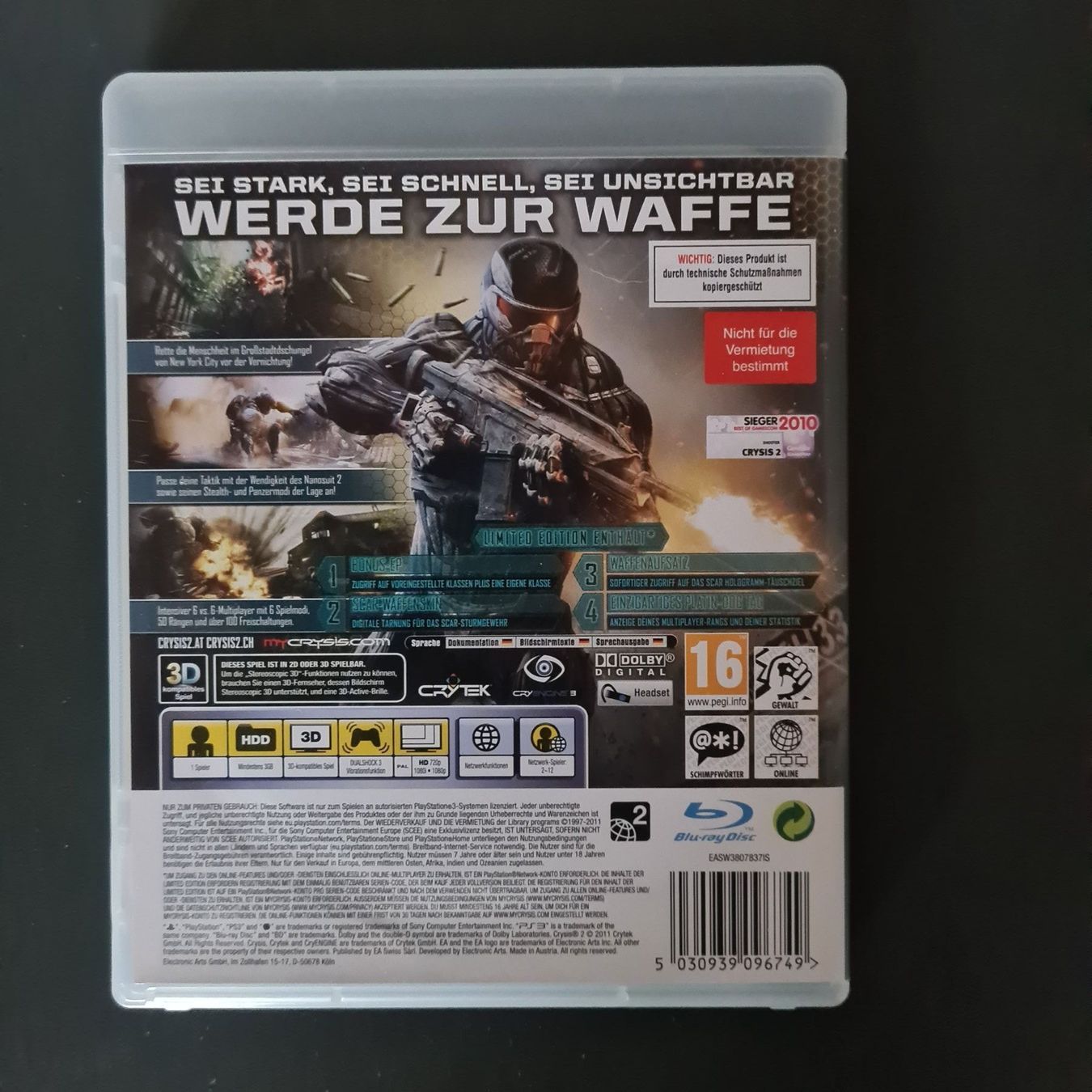 Giochi: Crysis 2 für PS3 – Usato da Chur venduto da 1996hiphop 1