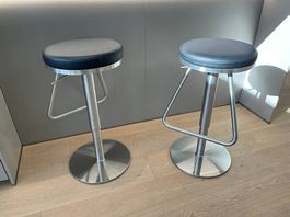2 Barstühle Barhocker Höhenverstellbar