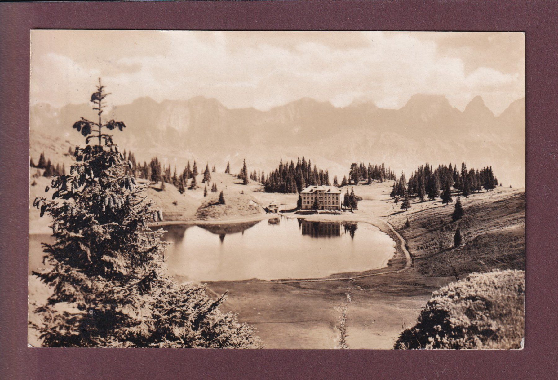 Cartoline postali: OBERTERZEN - Kurhaus Seeberg - 1925 – Usato da Pully venduto da nicecards