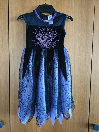 Halloween spider kleid gr. 110/116