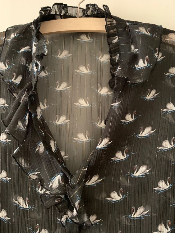Bustier Kookai Noir Avec Gros Nœud - Taille 38 - Occasion Très Bon état