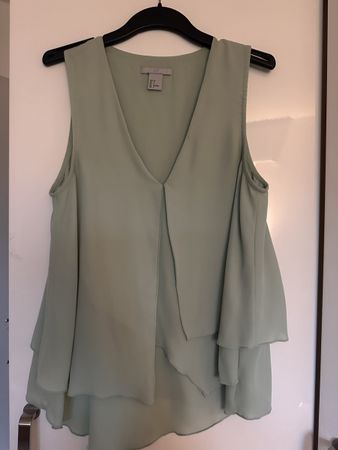 H&M Top Pastell grün Size 34