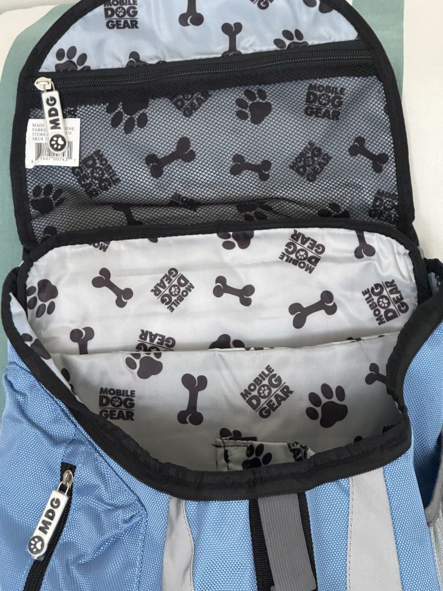 Liege- & Schlafplätze: Mobile Dog Gear Hunde-Rucksack, neu, hellblau! – Neu und originalverpackt aus Bern von HBYISIS 2