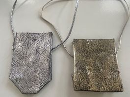 2 mini Tasche - Gold - Silver