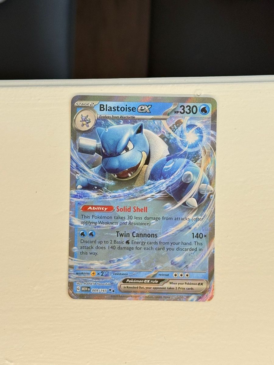 Pokémon Carte collezionabili: Blastoise ex 009/165 – Pokémon 151 – Nuovo (secondo la descrizione) da Grandson venduto da nopaoch