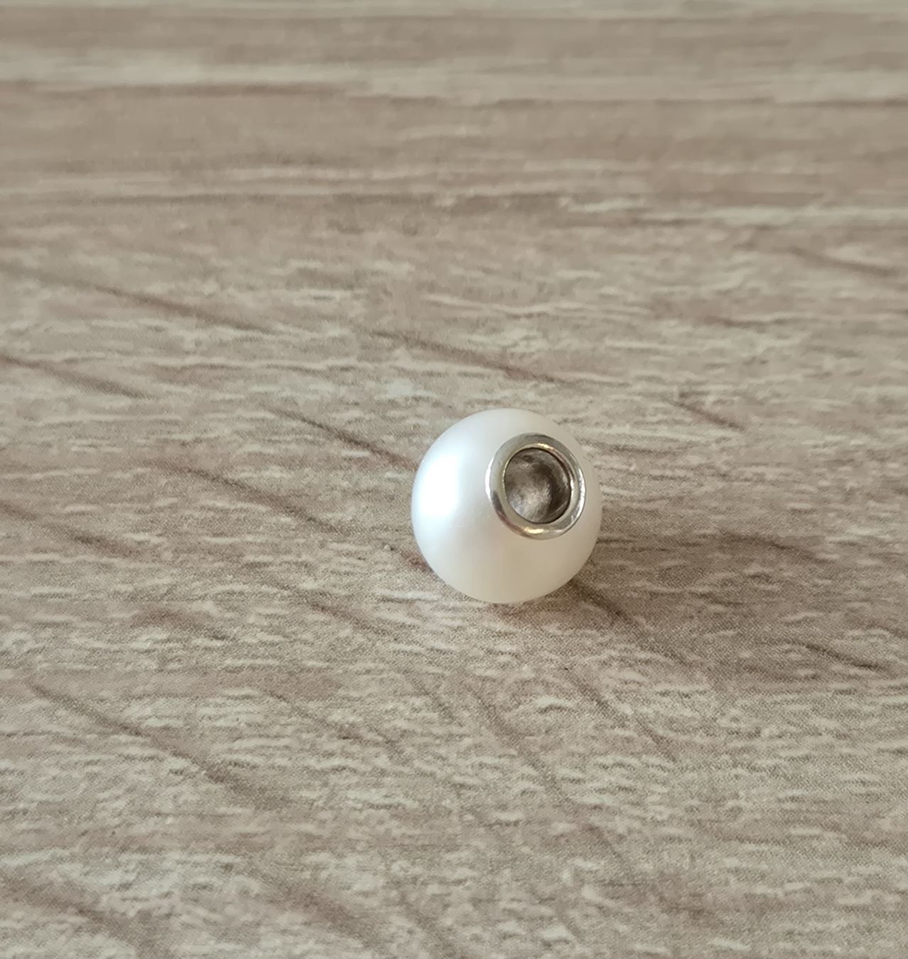 Ciondoli: Trollbeads the original - weisse Perle  – Usato da Ellighausen venduto da Luna_dk 3