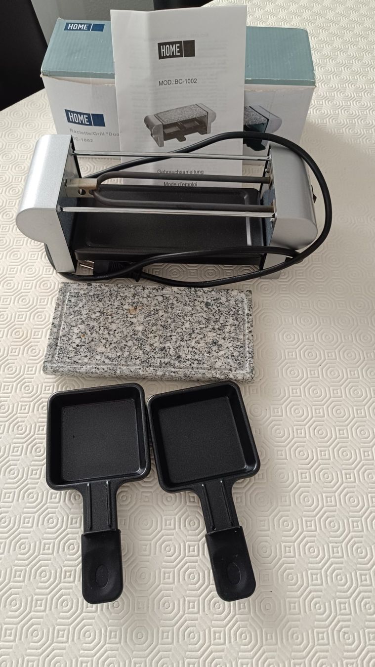 Griglie: RACLETTE/GRILL "DUO" / HOT-STONE / 350W – Nuovo (secondo la descrizione) da Sion venduto da andreina52