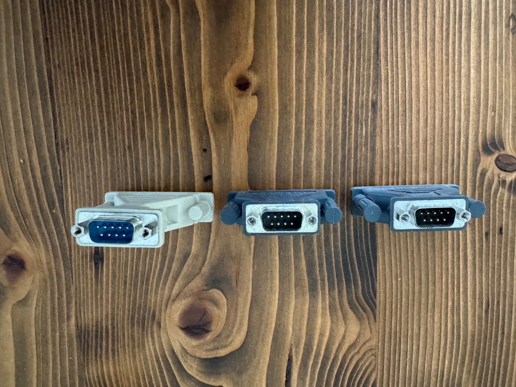 Unità & Adattatore: 3x Roline Stecker/Adapter, 9-Pin, 25-Pin - Serial – Usato da Arisdorf venduto da imbeck 1