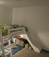 Hoppekids Premium 120x200 mit Rutsche weiss