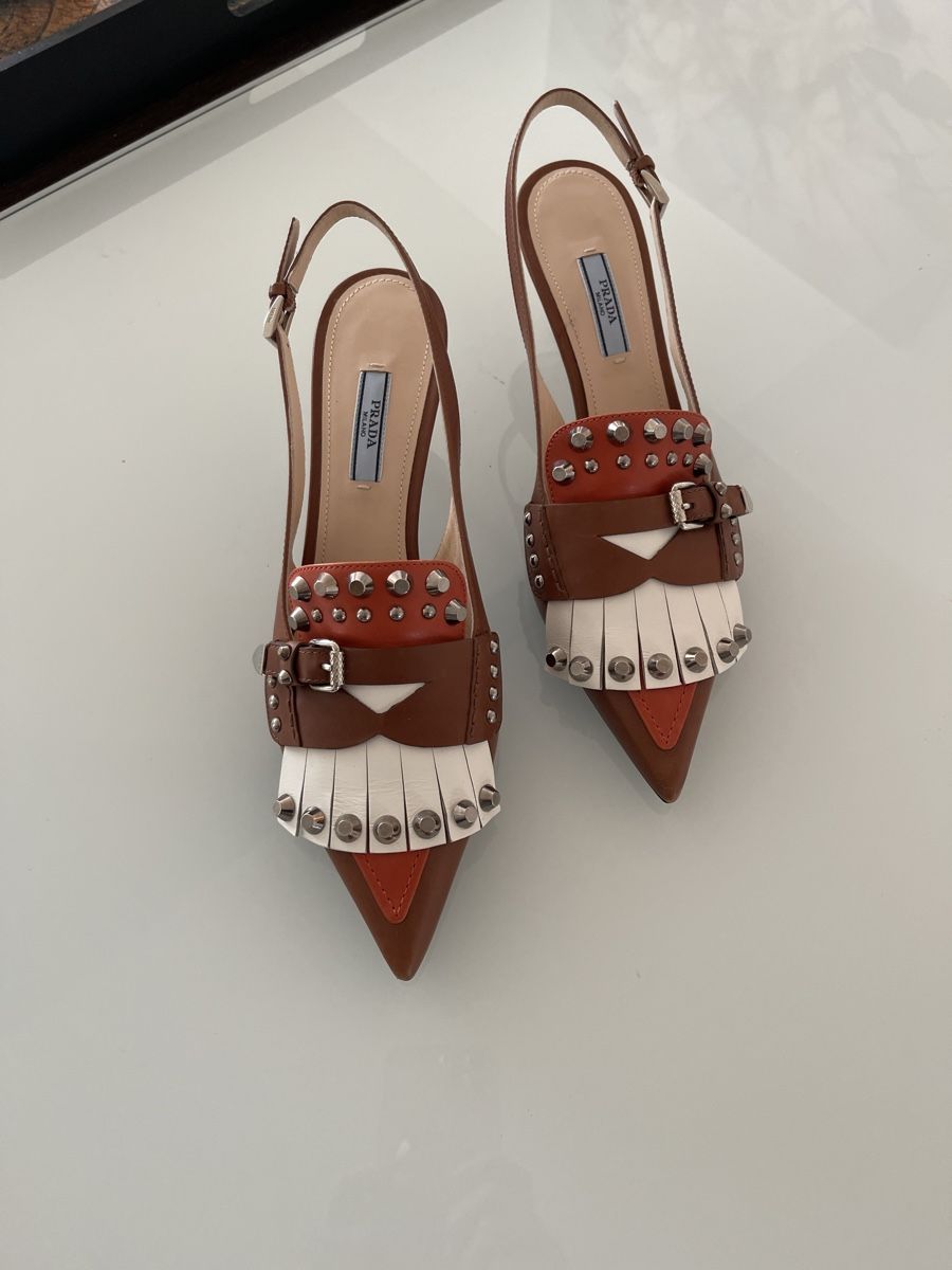 Prada Scarpe da donna: Prada Slingbacks Gr. 39 neu – Nuovo (secondo la descrizione) da Meggen venduto da Danipol