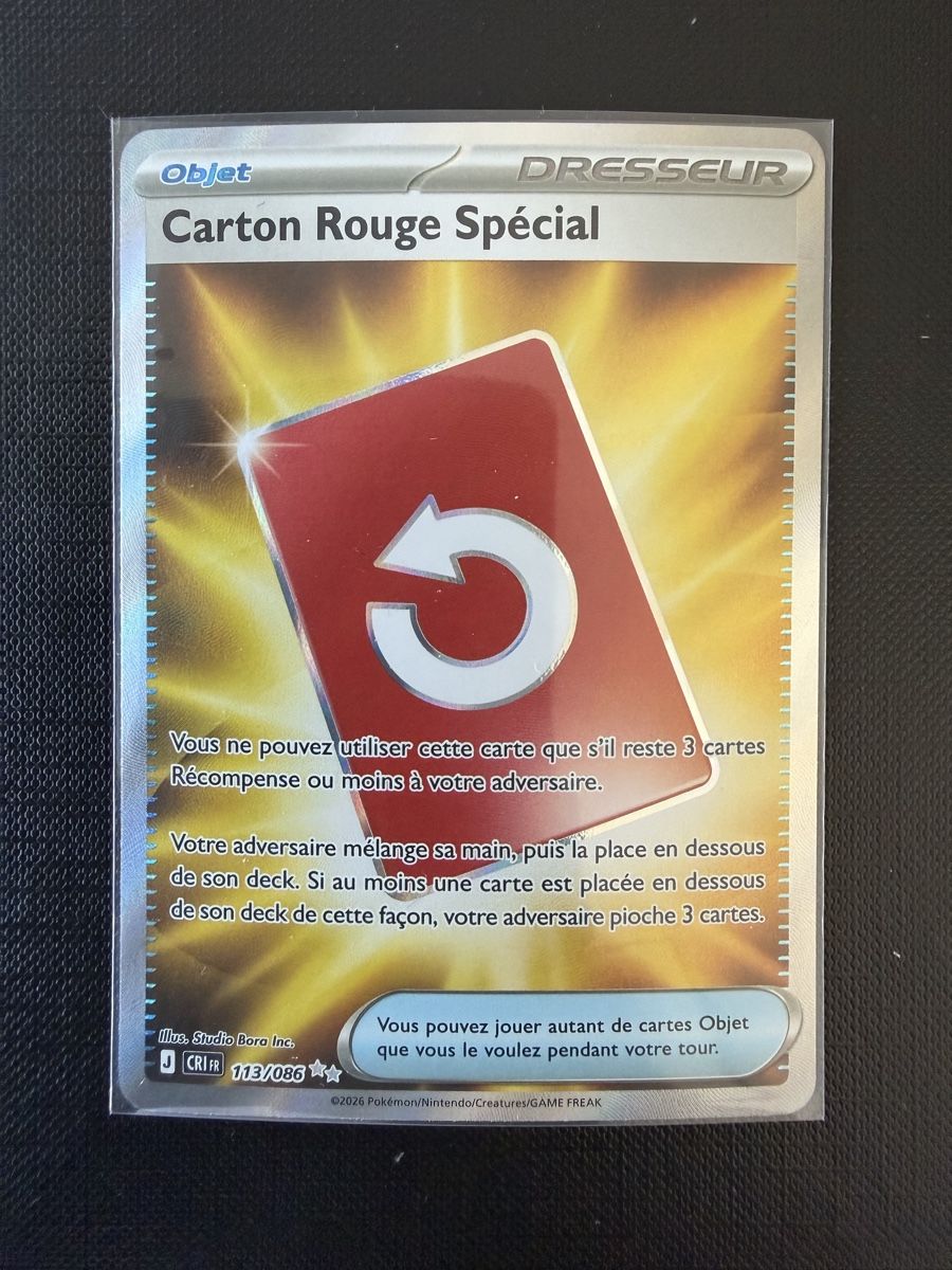 Pokémon Carte collezionabili: Carton Rouge Spécial #113 CRI FR – Nuovo (secondo la descrizione) da Savigny venduto da Matgab94