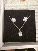 STERLING SILVER 925 SCHMUCKSET MIT ZIRKONIA