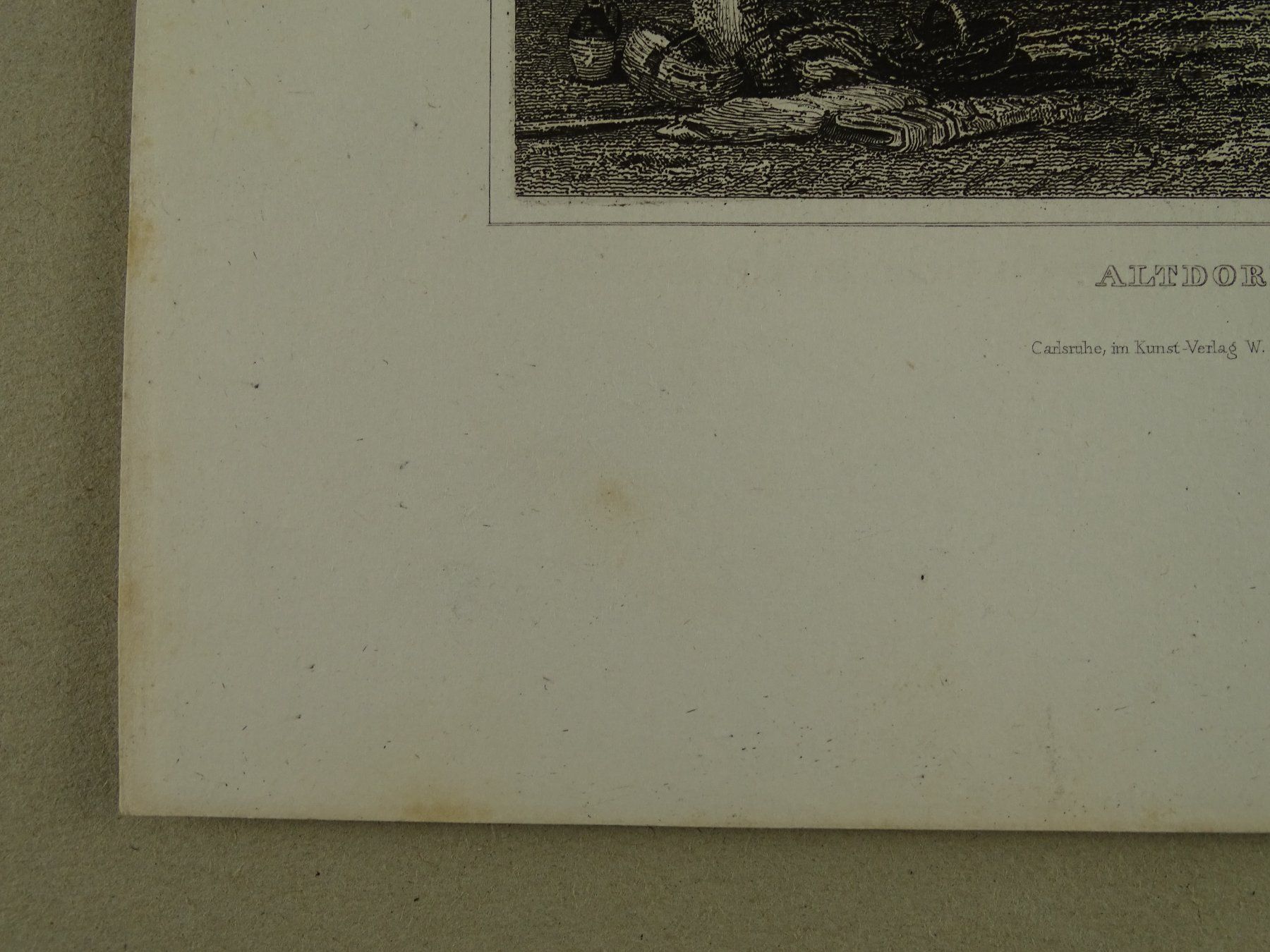 Stiche: ALTDORF, STAHLSTICH 1836/1838 – Gebraucht aus Grüningen von Kartensammler 3