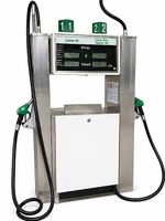 Tanksäule zu verkaufen / Tankstelle