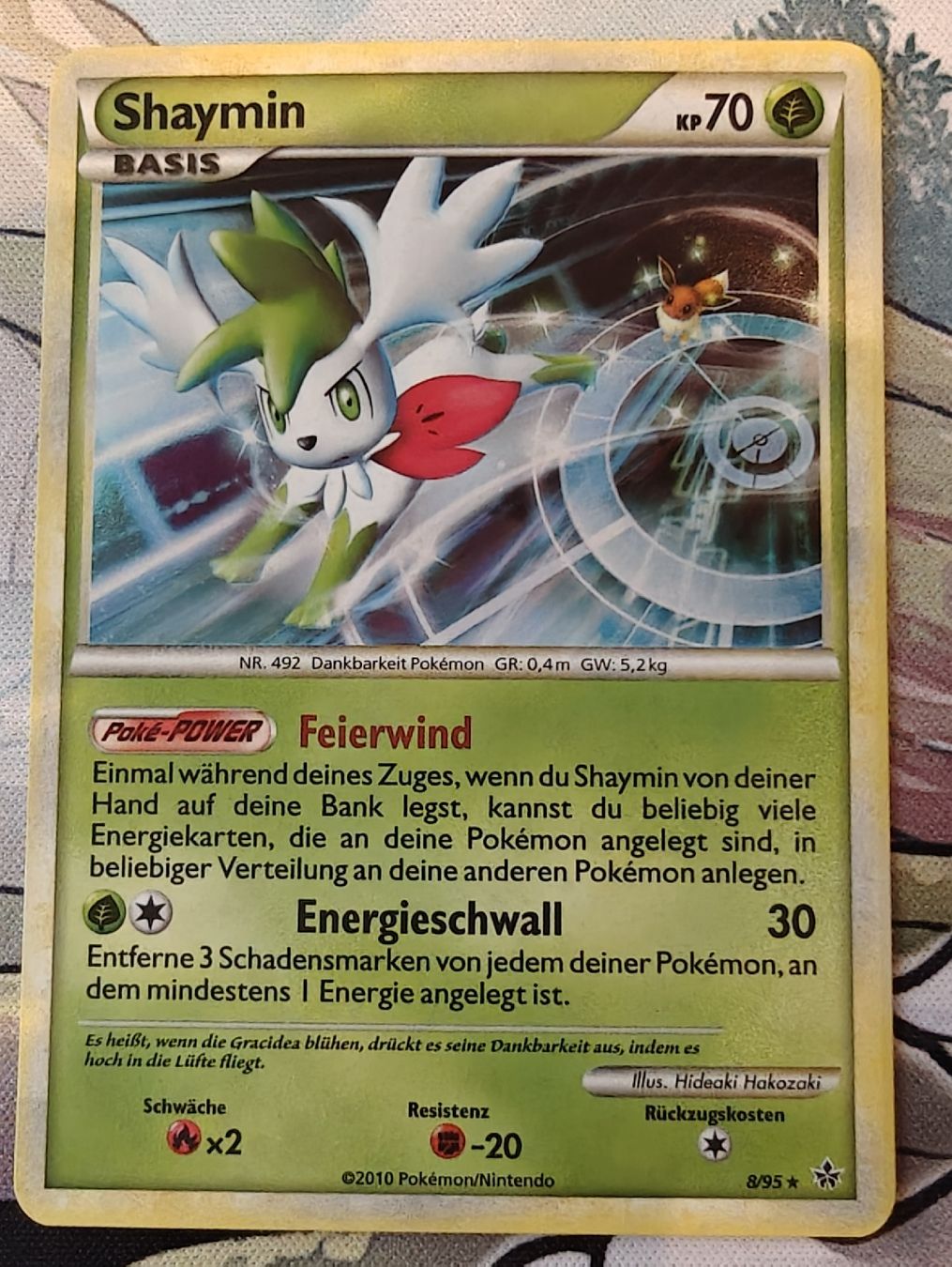 Pokémon Carte collezionabili: Shaymin HS Entfesselt 8/95 – Usato da Kriens venduto da AlRome