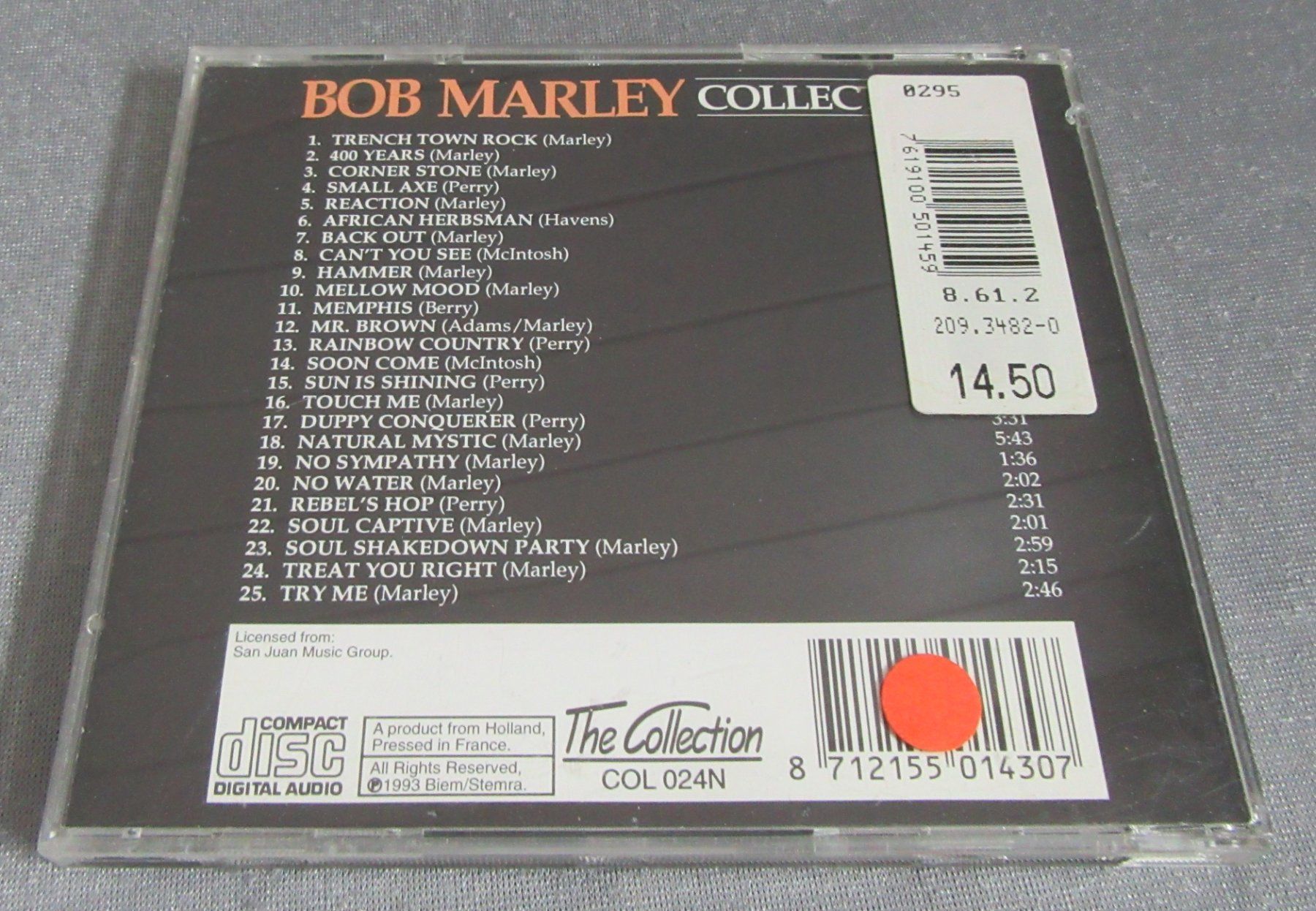 CDs: CD - Bob Marley - Collection - 25 Songs – Gebraucht aus Auenstein von Padabimbim 1