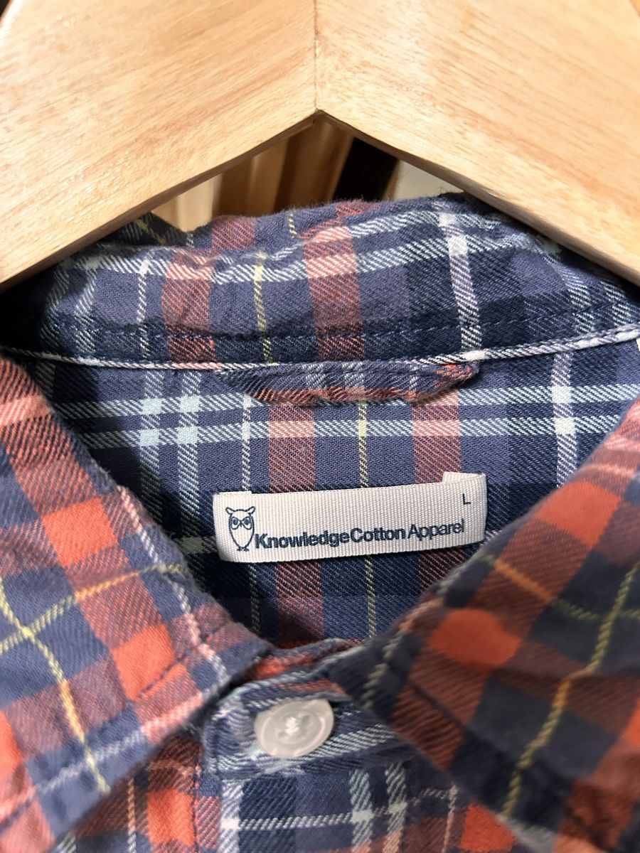 Camicie: Karohemd von Knowledge Cotton Apparel, Grösse L – Usato da Zürich venduto da peteeznel 1