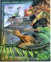 Block "Dinosaurier". Zentralafrikanische Republik.