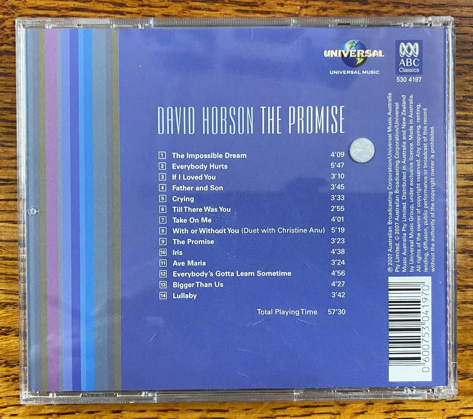 CD: DAVID HOBSON: THE PROMISE CD – Usato da Oftringen venduto da Vucki 1