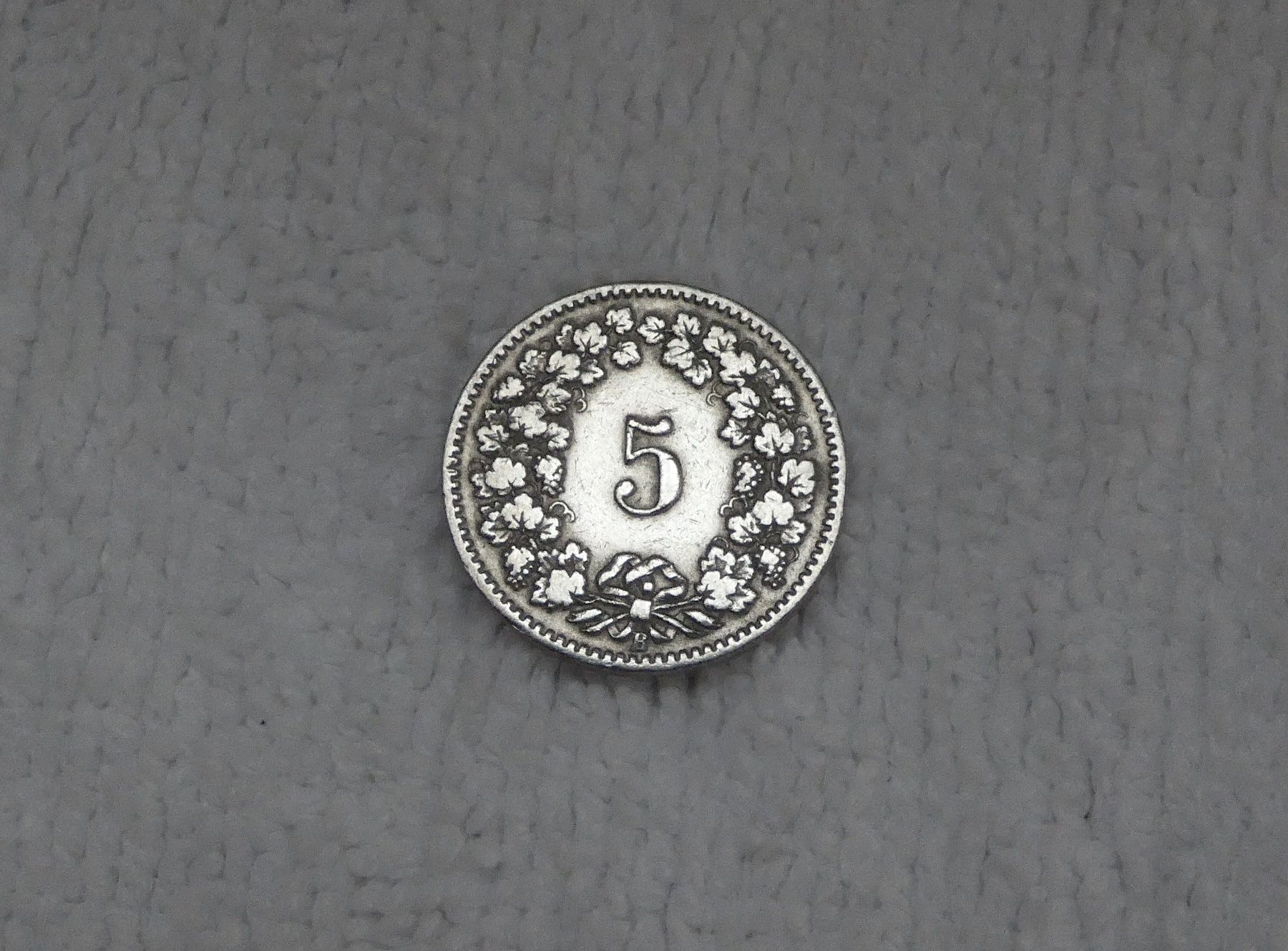 Tutti le monete: 5 centimes/rappen 1901 – Usato da Nyon venduto da Ilmi09 1