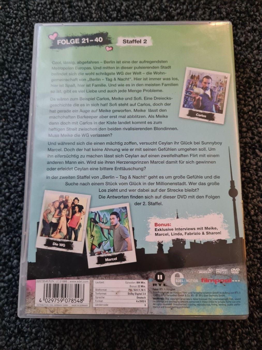 Tutti i DVDs: BERLIN TAG & NACHT STAFFEL 2 – Usato da Ruswil venduto da jan_bxl5 1
