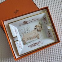 Hermès Vintage Sammler-Aschenbecher – West Highland Terrier