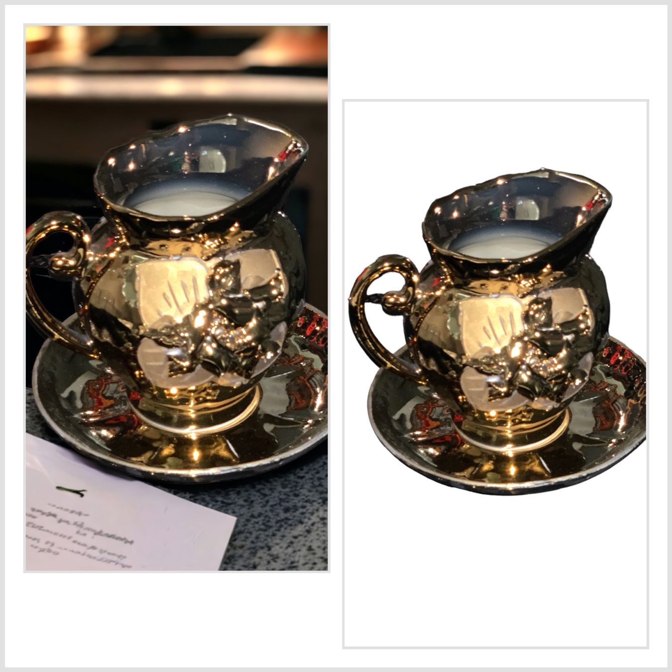 Maisons du monde Set di piatti: Milchkännchen Gold 10.- – Nuovo (secondo la descrizione) da unterentfelden venduto da leyla08