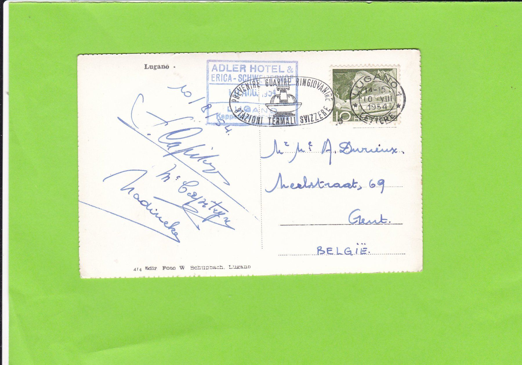 Cartes postales: Lugano – D'occasion à St. Peterzell par neckertal 1