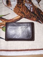 Elegantes Portemonnaie aus echtem Leder - Braun