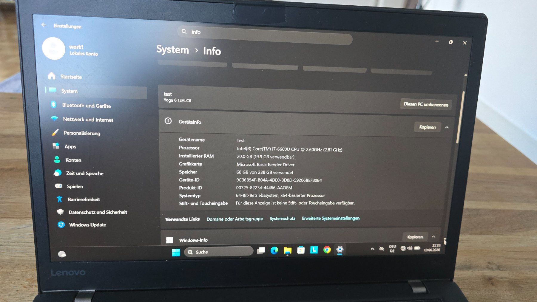Lenovo Notebook: Lenovo ThinkPad T460S I7 vpro – Usato da Wallisellen venduto da theblacksheep 3