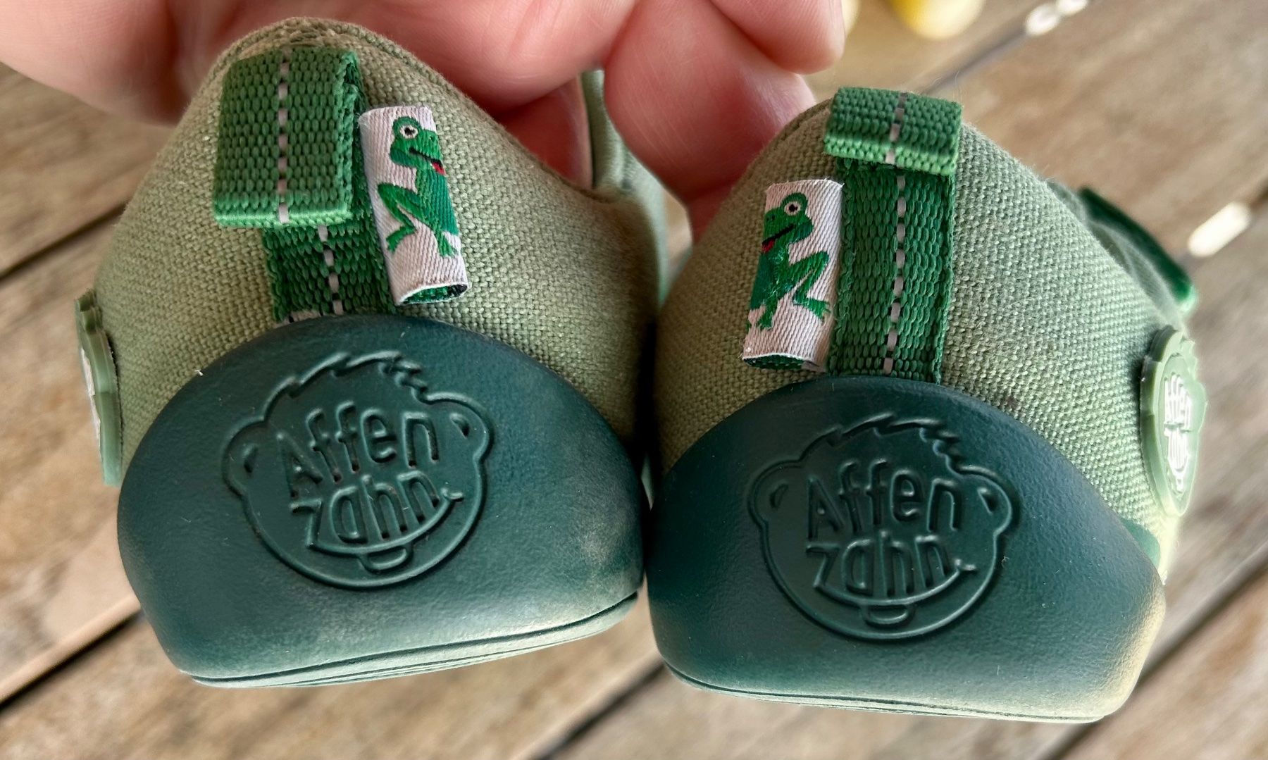 Affenzahn Chaussures garçon: Affenzahn Barfussschuh Lucky "Frosch", Grösse 29 – D'occasion à Riedholz par Abendsonne 3