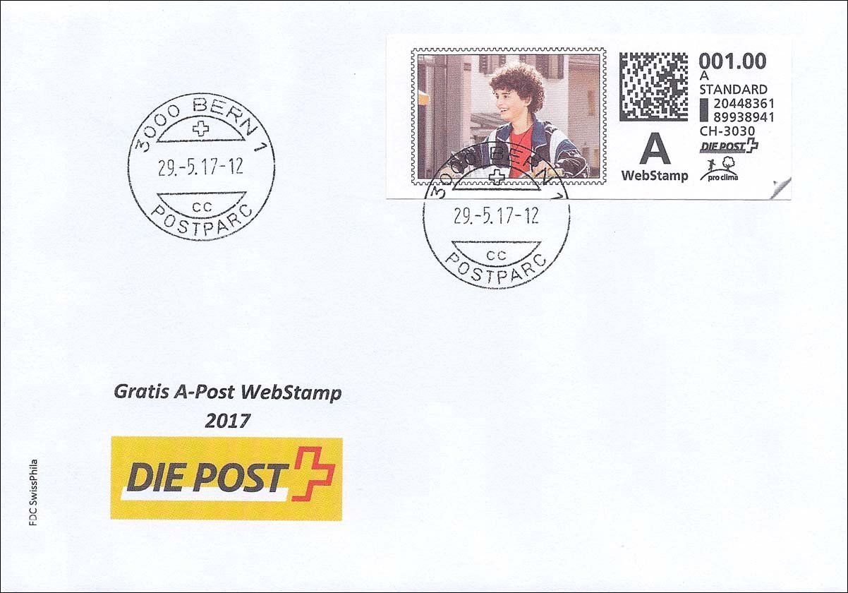 Tutti i francobolli: Spezial-WEBSTAMP 2017 – Usato da Heerbrugg venduto da Swissphila 1
