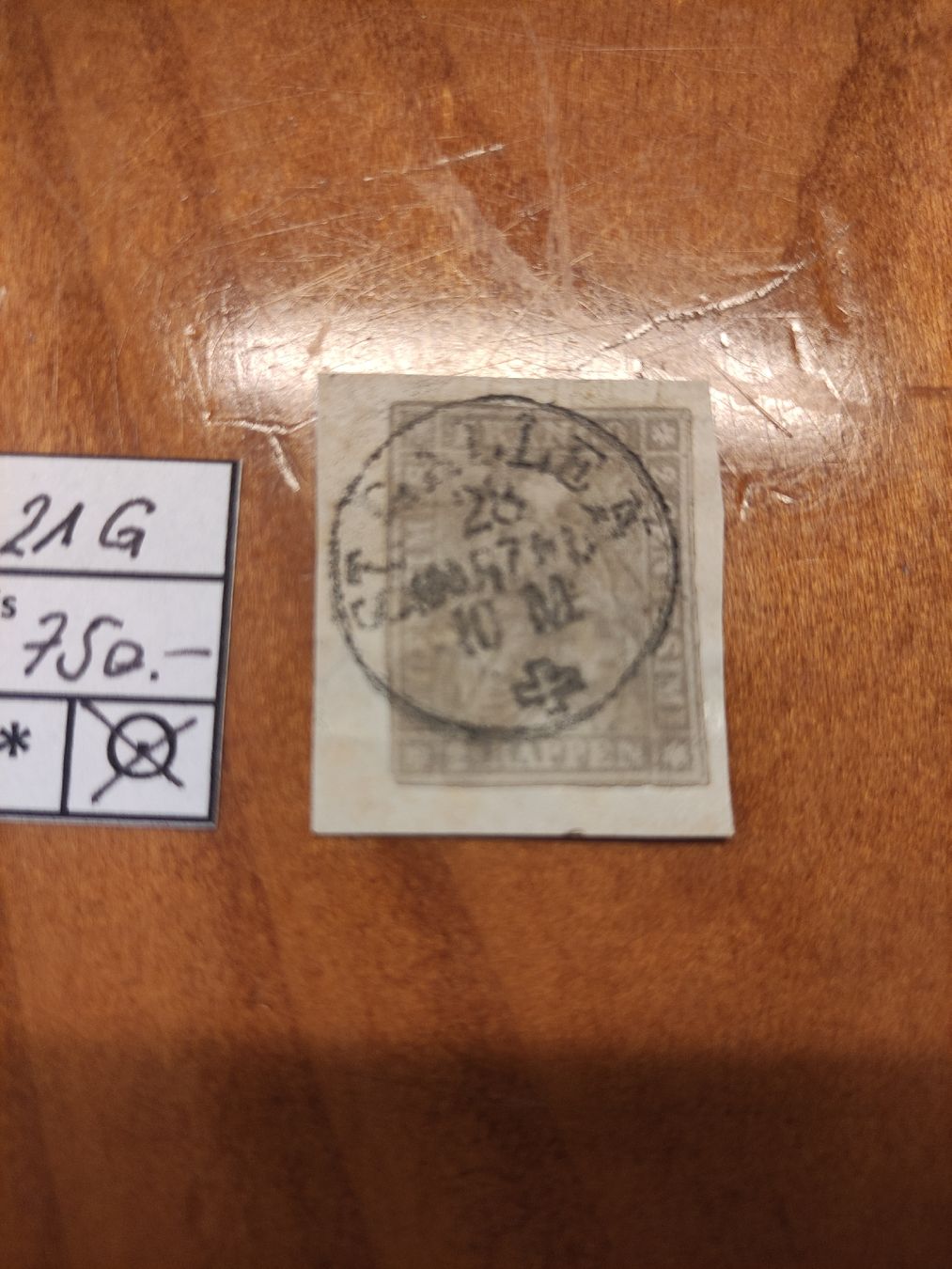 Alle Briefmarken: Strubel 21G – Gebraucht aus St. Gallen von Pintador 1