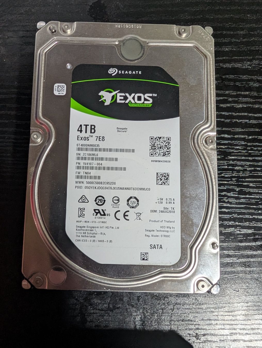 Seagate Dischi rigidi: Seagate SATA 4TB EXOS Enterprise – Usato da Gisikon venduto da Hardware.passion