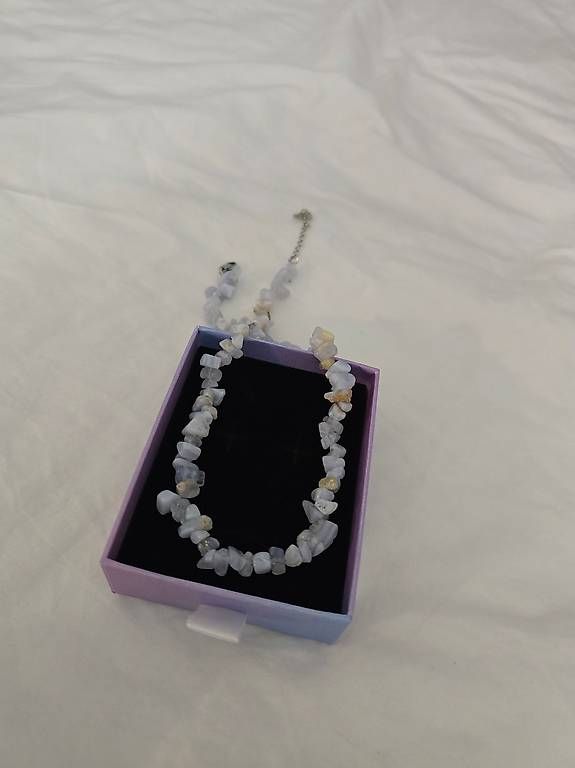 Catenine: Collier agate bleue – Nuovo (secondo la descrizione) da Cheseaux-Lausanne venduto da Ana_Gandarinho