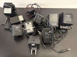 Konvolut Netzgeräte verschiedene Marken gebraucht