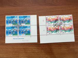 1996  CH Erstag gest.Viererblock mit Tab  (K216)