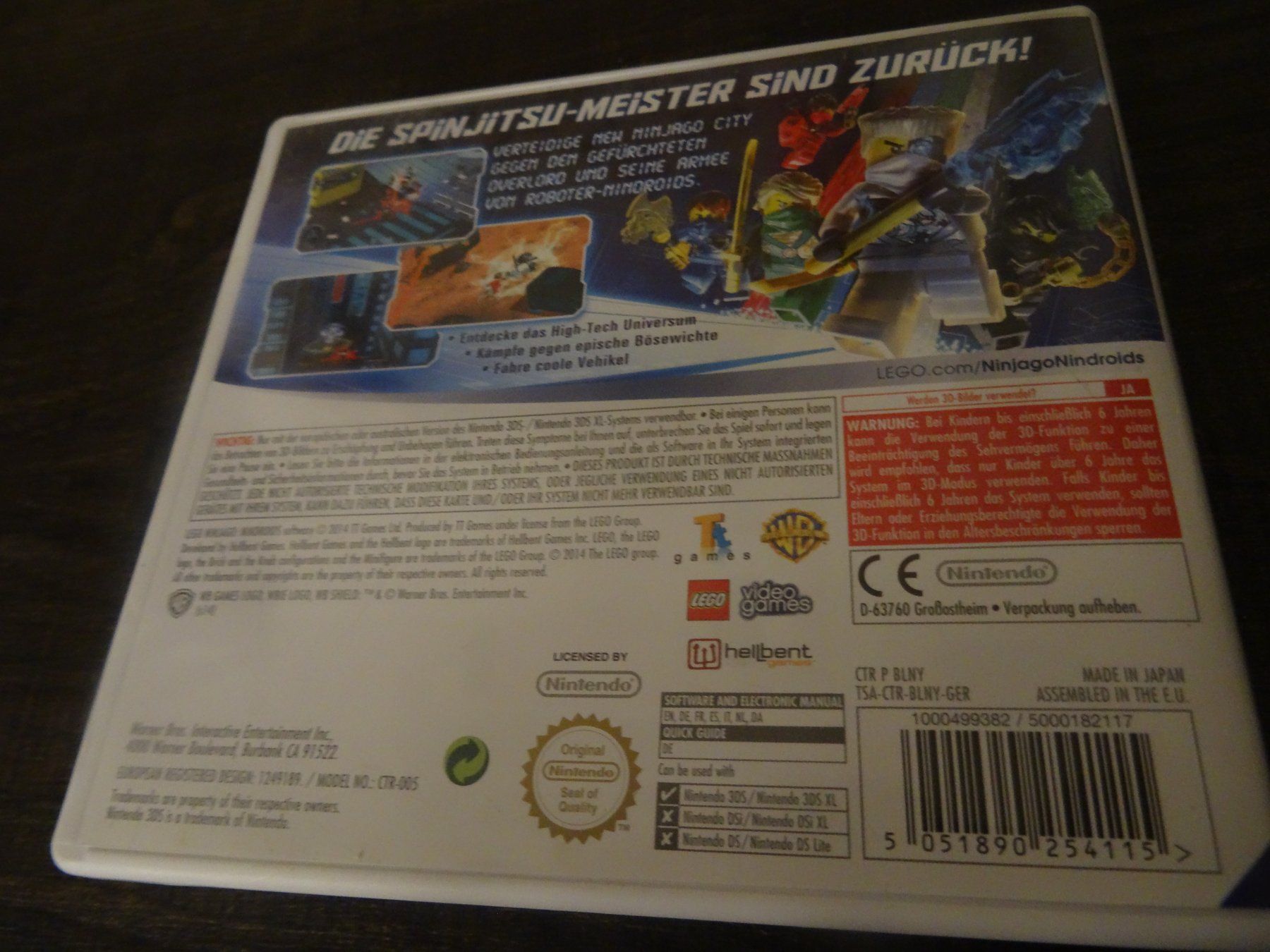 Lego Giochi: Lego Ninjago - Nindroids 3DS – Usato da Olten venduto da Disc-Ausverkauf 2