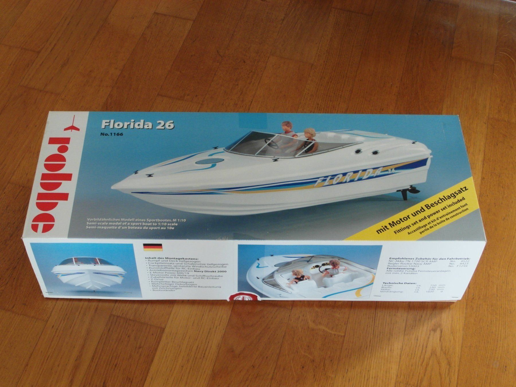 Robbe Modellismo RC: Florida 26 Sportboot von Robbe – Nuovo e nell'imballaggio originale da Bütschwil venduto da creativelight 8