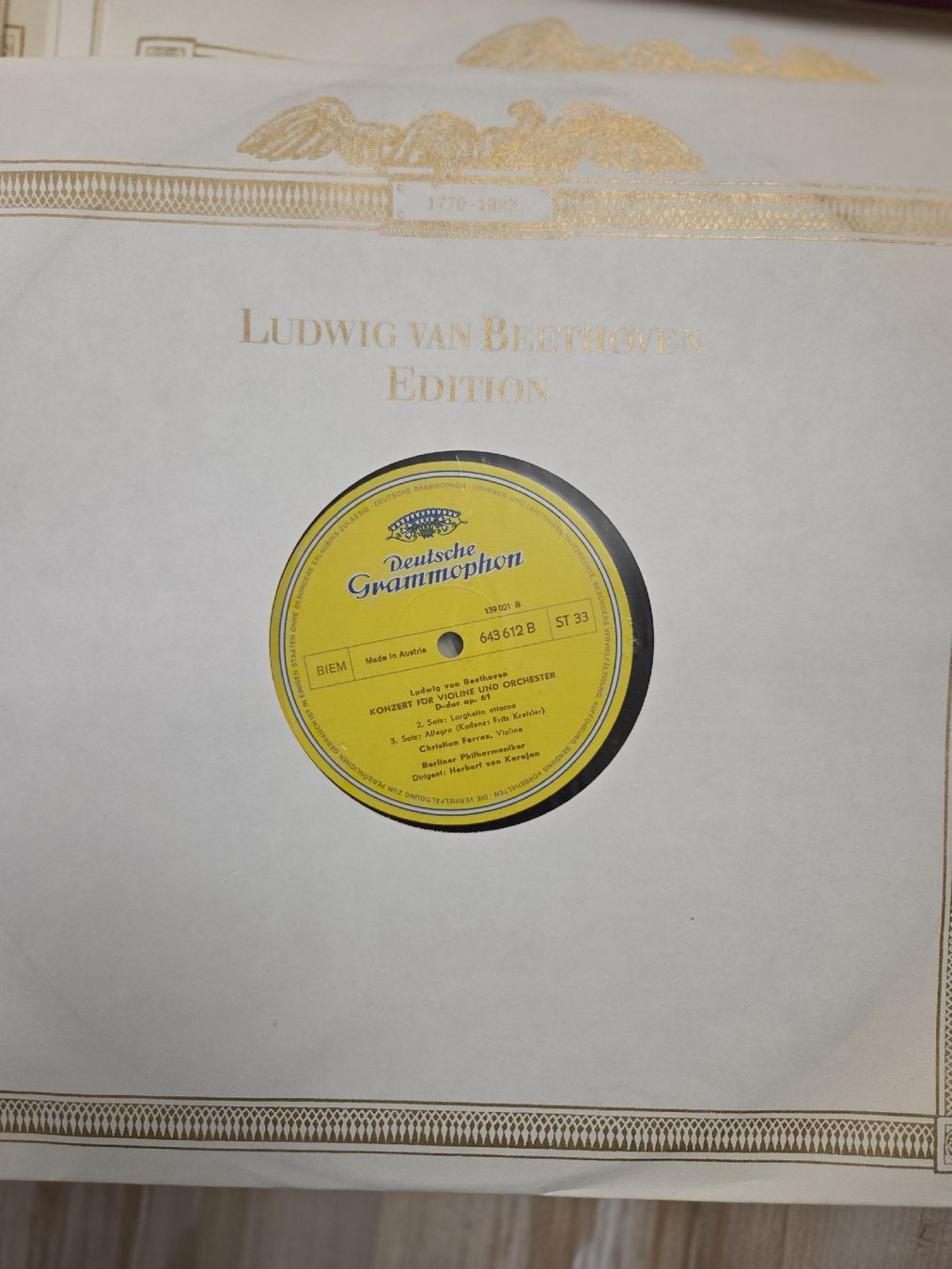 Dischi in vinile: Beethoven - Die Konzerte - Deutsche Grammophon – Usato da Jegenstorf venduto da AloeVera19 6