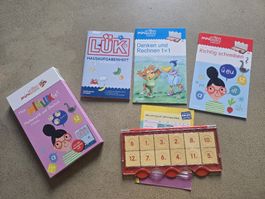 Mini LÜK Set mit Lösungsgerät und drei Übungsheften